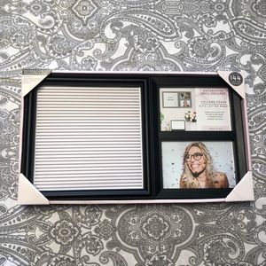 ⬇️ Letterboard with attached picture frames